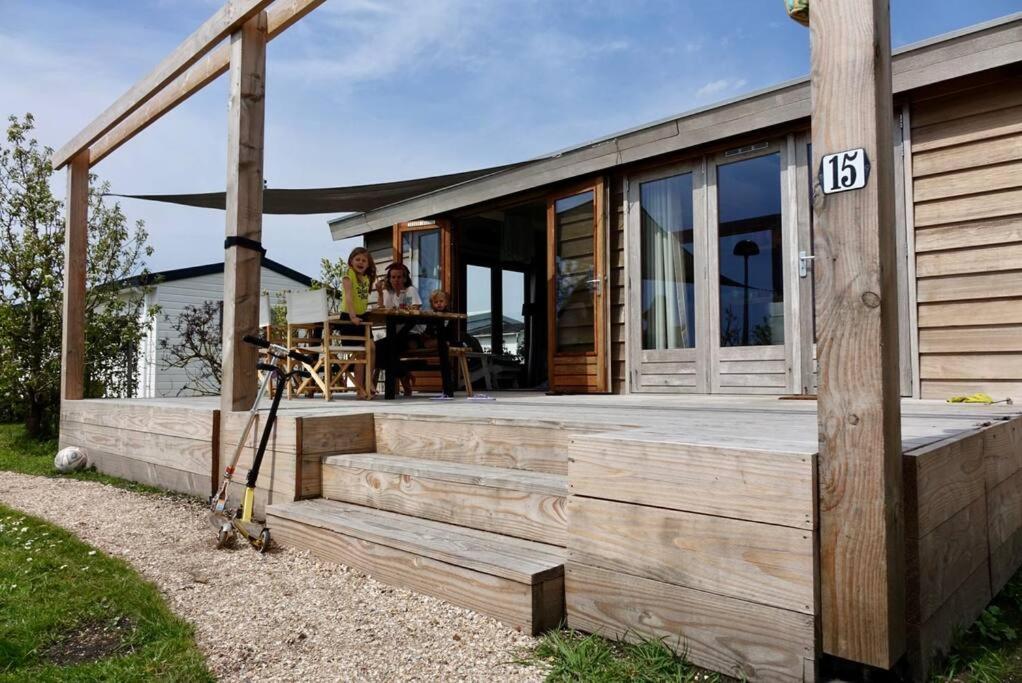 Strandvakantiehuisje! Workum Exteriör bild